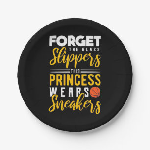 Basketball Princess Wears Sneakers Papieren Bordje