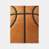 Basketball Print Pattern Achtergrond Fleece Deken (Voorkant)