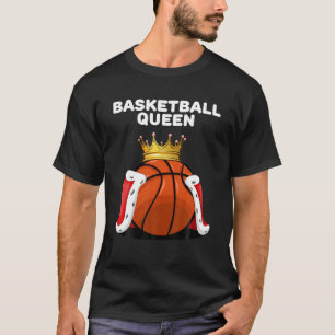 Basketball Queen Meisjes Basketball Womens Baske T-shirt