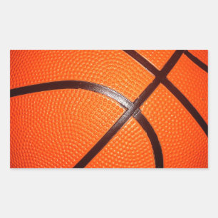 Basketball Rechthoekige Sticker