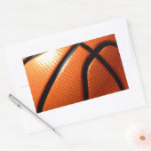 Basketball Rechthoekige Sticker (Envelop)