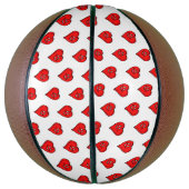 Basketball Red Hearts Love Basketbal (Verticaal)