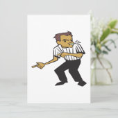 Basketball Referee Kaart (Staand voorkant)