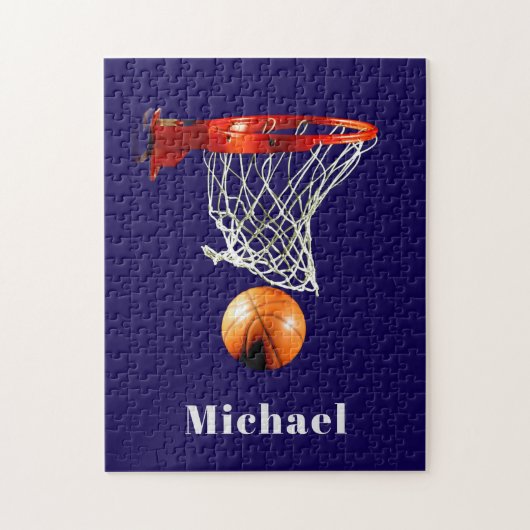 Basketball Replace with Your Name Legpuzzel (Verticaal)