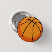 Basketball Ronde Button 3,2 Cm (Voorkant /achterkant)