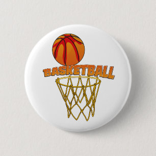 Basketball Ronde Button 5,7 Cm