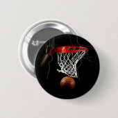 Basketball Ronde Button 5,7 Cm (Voorkant /achterkant)
