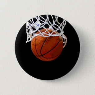 Basketball Ronde Button 5,7 Cm