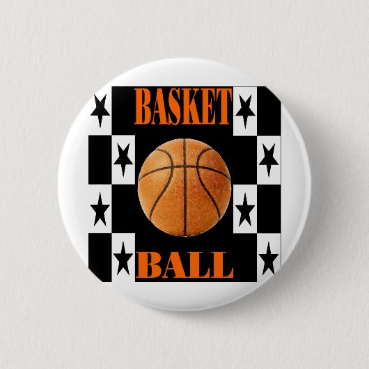 Basketball Ronde Button 5,7 Cm (Voorkant)