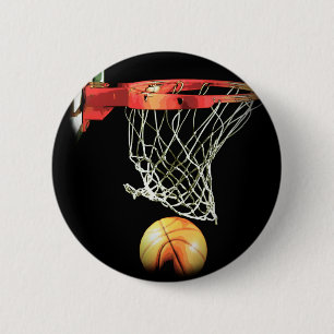 Basketball Ronde Button 5,7 Cm