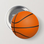 Basketball Ronde Button 7,6 Cm (Voorkant /achterkant)