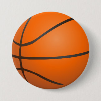 Basketball Ronde Button 7,6 Cm