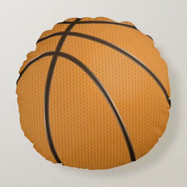 Basketball Round Pillow Rond Kussen (Voorkant)
