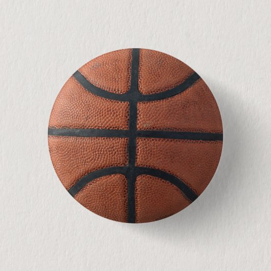 Basketball Round Ronde Button 3,2 Cm (Voorkant)