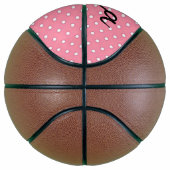 Basketball Roze poot Koe Roze harten Basketbal (Rechts)