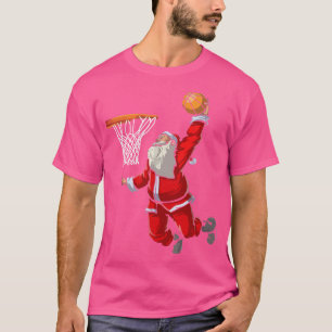 Basketball Santa T-shirt