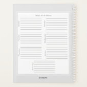 Basketball - Schoolplanner - HAMbyWG Planner (Achterkant)