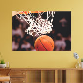 Basketball Scoring Canvas Afdruk (Insitu (Woonkamer))