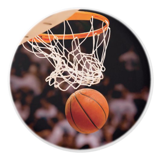 Basketball Scoring Keramische Knop (Voorkant)