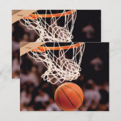 Basketball Scoring Notitiekaartje (Voorkant / Achterkant)