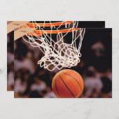 Basketball Scoring Save The Date (Voorkant / Achterkant)