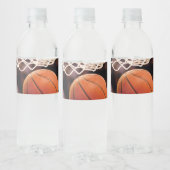 Basketball Scoring Waterfles Etiket (Flessen)