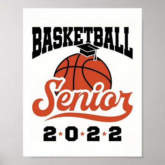 Basketball Senior 2022 Poster (Voorkant)