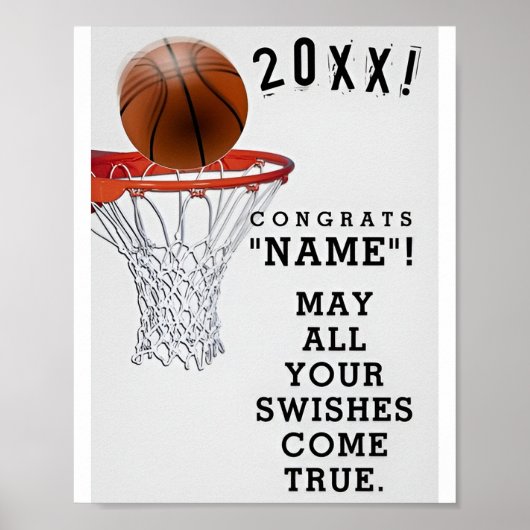 Basketball Senior Night Basketball Posters (Voorkant)