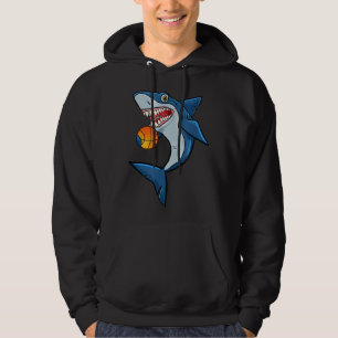 Basketball Sharks Love Dierenvrienden Funny Mannen Hoodie