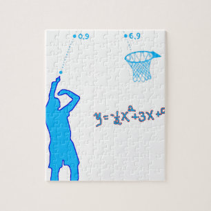 Basketball Shot and Quadratic-vergelijking Legpuzzel