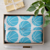 BASKETBALL (SKY BLUE) TISSUEPAPIER (Geschenk)
