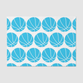 BASKETBALL (SKY BLUE) TISSUEPAPIER