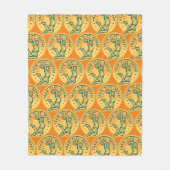 Basketball Slam Dunk Design Fleece Deken (Voorkant)