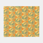 Basketball Slam Dunk Design Fleece Deken (Voorkant (Horizontaal))