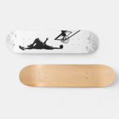 Basketball Slam Dunk Silhouette Skateboard (Horizontaal)