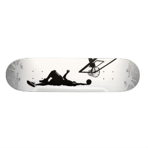 Basketball Slam Dunk Silhouette Skateboard