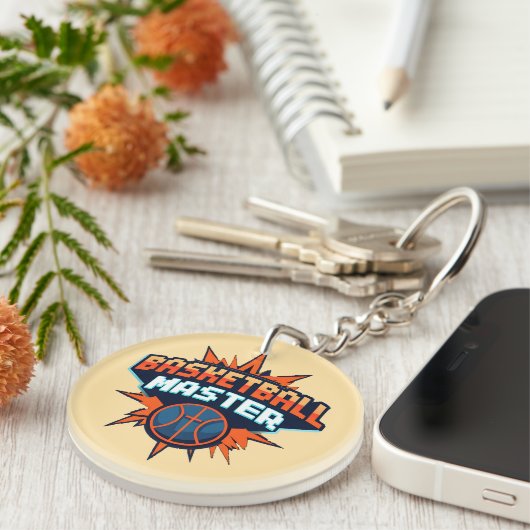 Basketball Sleutelhanger (Voorkant Rechts)