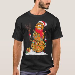 Basketball Snowman Balls T-shirt