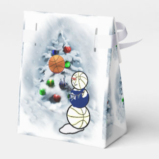 Basketball Snowman Kerstmis Bedankdoosjes