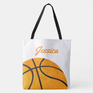 Basketball Specialized Oranje Girls Kinder Trendy Tote Bag