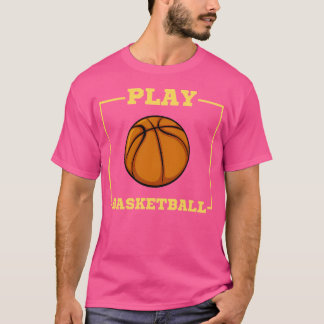 Basketball spelen t-shirt
