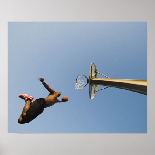 Basketball speler 2 poster (Voorkant)