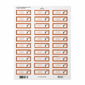 Basketball-speler met ball custom etiket (Full Sheet)