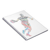 Basketball-speler Notitieboek (Rechterzijde)