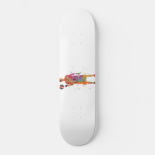 Basketball-speler Skateboard