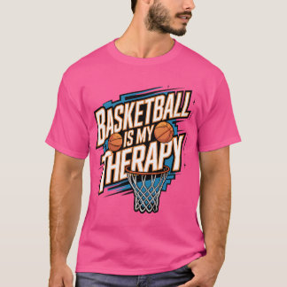 Basketball-spelers Basketbalteam Grafische sport T-shirt