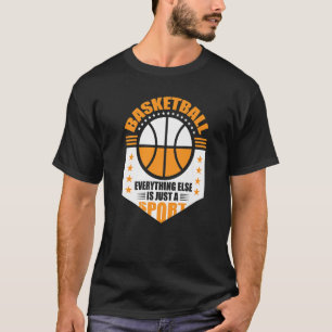 Basketball-spelers Basketbalteam Grafische sport T-shirt