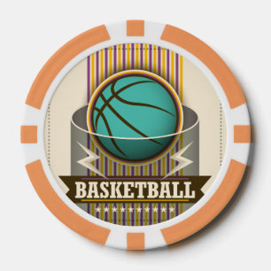 Basketball Sport Ball Game Cool Poker Chips
