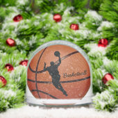 Basketball Sport Design Snow Globe (Noël)