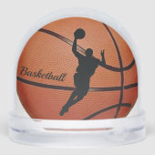Basketball Sport Design Snow Globe (Arrière)